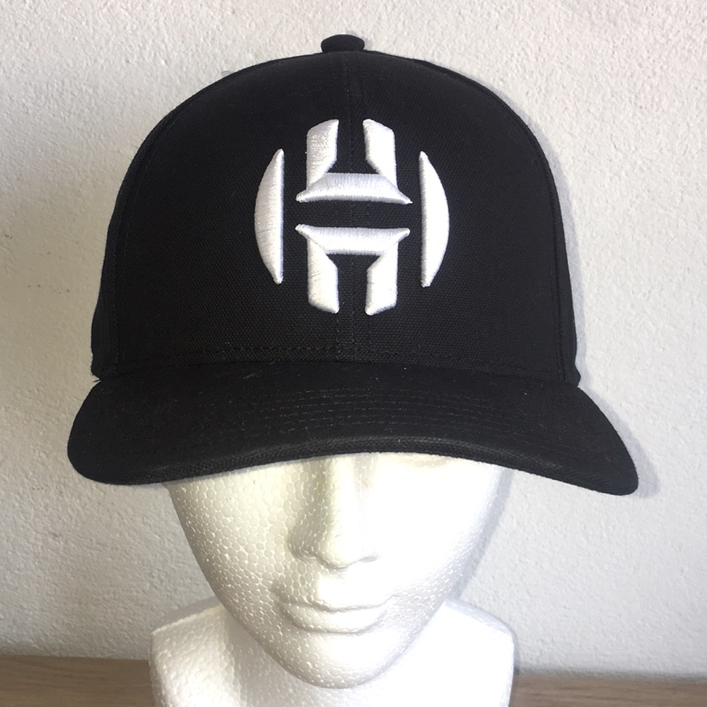 NWT Adidas James Harden Cap Black OSFA Hat Strapback Logo